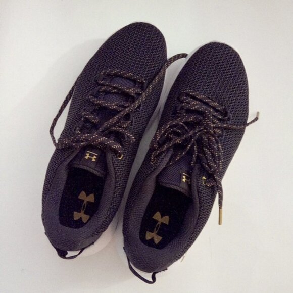 Under Armour Ripple MTL Charcoal Grey Low Top Sneakers Women Size 10 - Picture 12 of 16